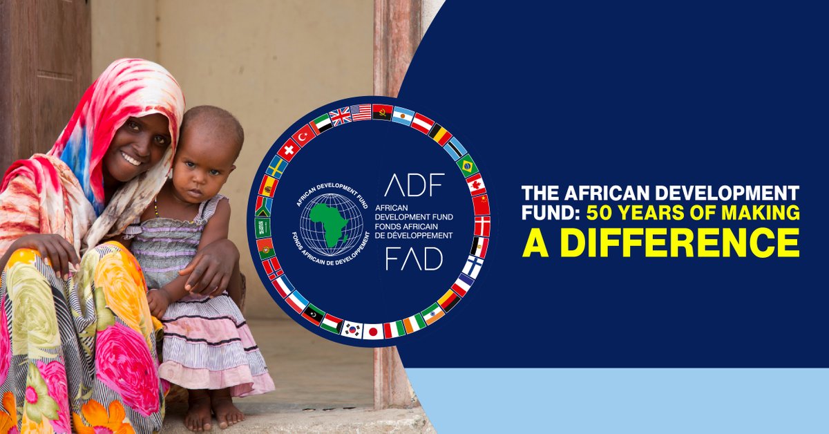 The #AfricanDevelopmentFund, the concessional financing window of the African Development Bank Group, is turning 50! 

The Fund has cumulatively invested $45 billion across #Africa, implementing around 2,800 projects in various sectors. #50ADF

More: bit.ly/38jROHD