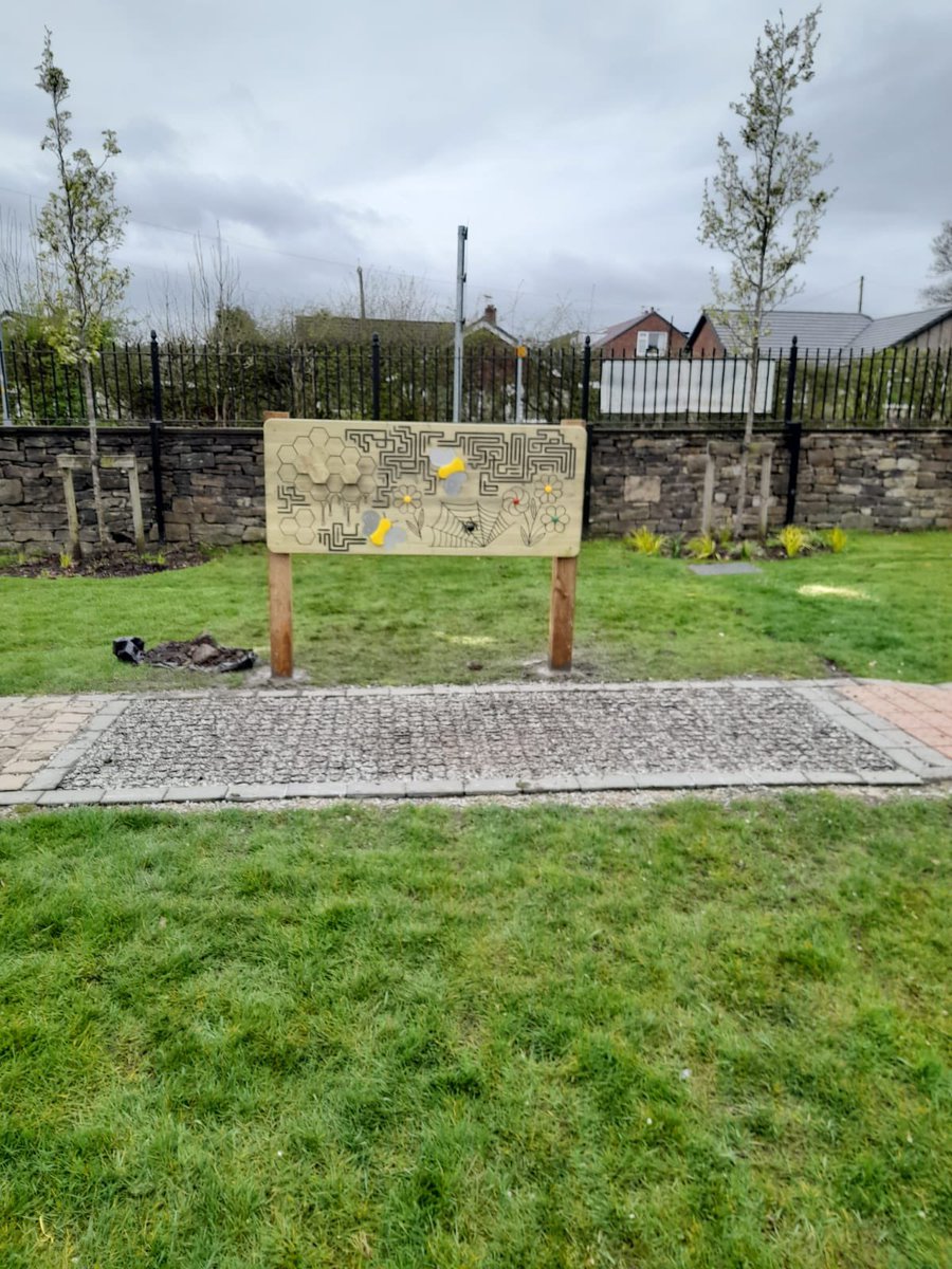 We have a new addition to our sensory garden - a beehive finger maze! Keep your eyes peeled for more to come! A huge thank you to our caretaker Ellie (and husband Tom) for installing it today! Also, thank you to our PTA for providing the funds! #sensory #mentalhealth