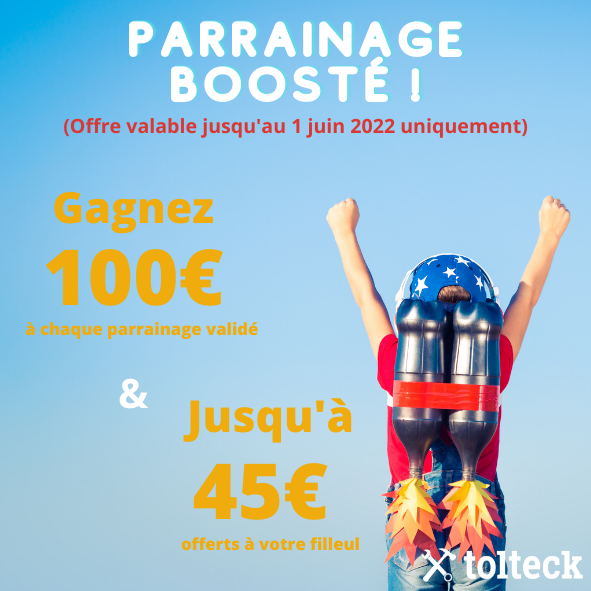 TolteckApp's tweet photo. 🚨 Artisans du bâtiment ! Le parrainage boosté est de retour chez Tolteck. Jusqu'au 1 juin, pour chaque parrainage, vous gagnerez 100€ TTC* ! https://t.co/uJ6OjdG4Yr
