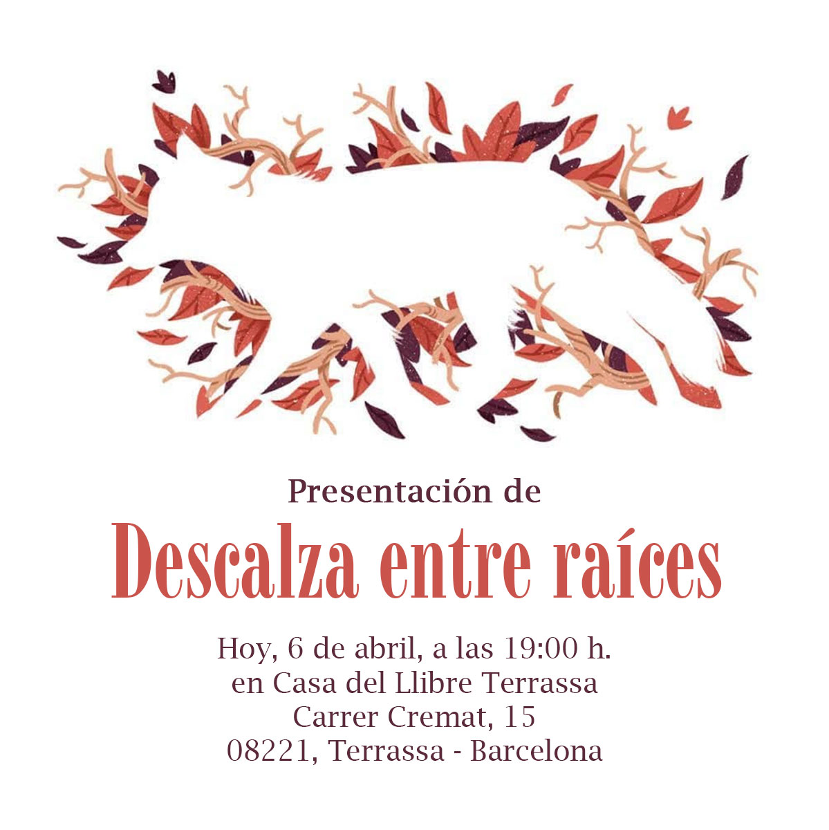 marialatorre__'s tweet photo. ¡Hoy tenemos una cita en una de las librerías más emblemáticas de Terrassa, la #CasaDelLlibreTerrassa!
#DescalzaEntreRaíces #HarperF #HistoriasEnFemenino #MaríaLatorre #CasaDelLlibreTerrassa #CasaDelLlibre #HistoriasRománticas #Romántica @harpercollinsiberica https://t.co/o4Ml5N6jqV