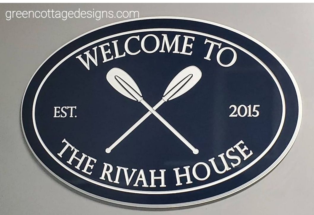 cottage_green's tweet photo. The River House Sign by https://t.co/mxWEx0l0jL Personalized 3/4" PVC Custom Outdoor Welcome Sign #Potomac #Mississippi #River #NauticalSign #greencottagedesigns https://t.co/hexYGX0US9