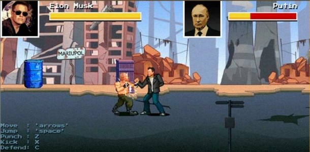alchaplinsky's tweet photo. Hahaha, @elonmusk should definitely see this!
Elon kicks Kadyrov's and Putin's asses.

https://t.co/URMjcR6cOE https://t.co/7ZDaO9Laae