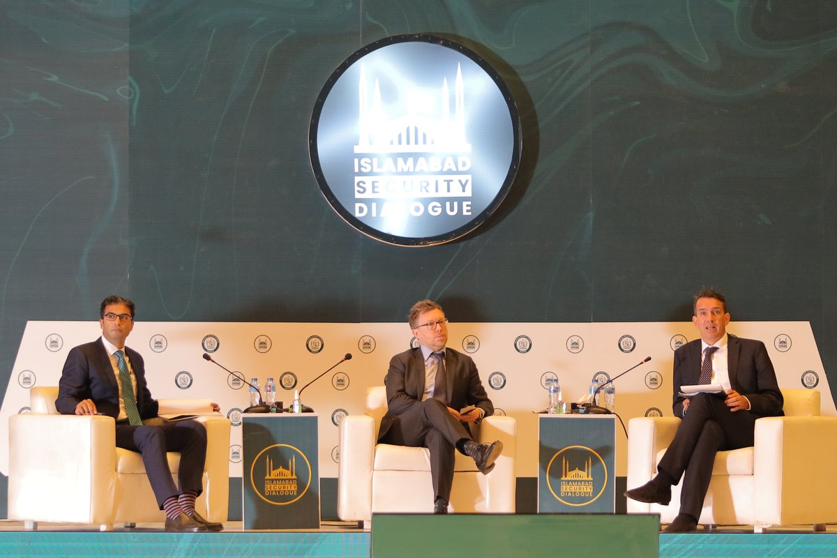 IsbDialogue's tweet photo. Dear @peterfrankopan @DrIshratHussai1 @ajwsmall
@1sakhtar #linminwang @irYDM @vaqarahmed
We would like to thank you for your valuable contributions towards making Islamabad Security Dialogue a raging success.
#ISD2022 #IsbDialogue https://t.co/CkQvGMlgRg