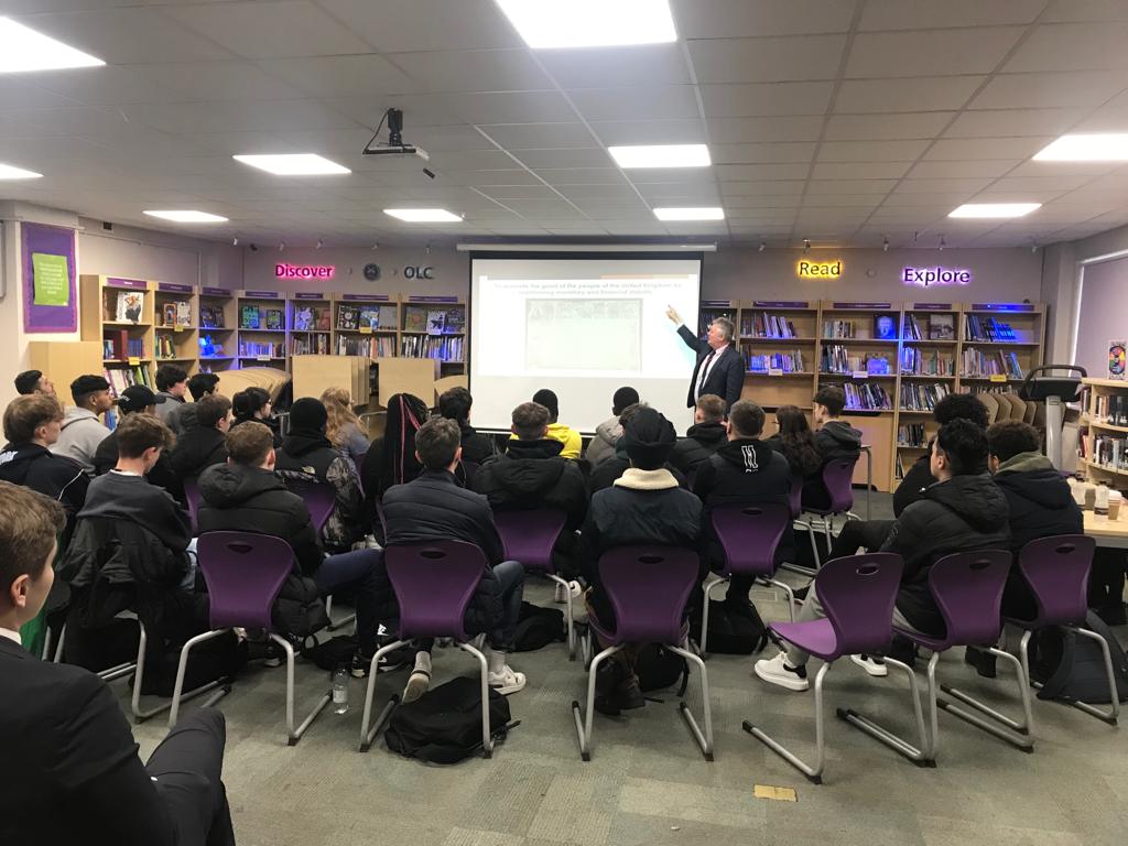 BC CareersSmart (@bccareerssmart) on Twitter photo Year 12 and 13 Economics students have been lucky enough to have a visit from a range of staff from <a href="/bankofengland/">Bank of England</a> today who are talking about monetary policy and their roles within the bank. Some great insights and fantastic questions from students Year 12 and 13 Economics students have been lucky enough to have a visit from a range of staff from <a href="/bankofengland/">Bank of England</a> today who are talking about monetary policy and their roles within the bank. Some great insights and fantastic questions from students