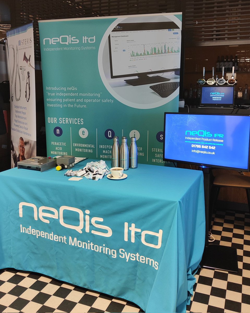 ne_qis's tweet photo. Today we are here at #DECONUK22 @RWT_NHS Decontamination conference in #Wolverhampton Please come and say hello to Rob and Mike https://t.co/Kb0xLJj0nE