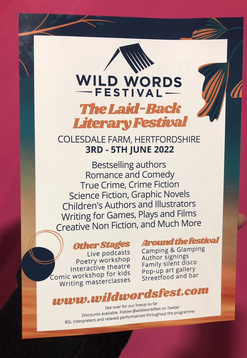 lucindahawksley's tweet photo. This #festival heralds a welcome return to #LitFests. Check it out at https://t.co/4ISmEbOmVF &amp; book now to see some brilliant #authors. #WildWords #books #writing #Hertfordshire #WildWordsFestival https://t.co/A8WDsjvyxY