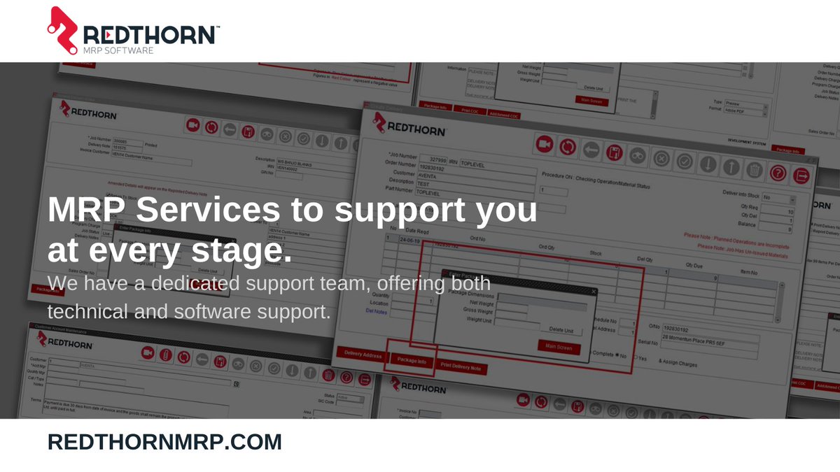 RedthornMRP's tweet photo. Match your MRP software capabilities to your company's operations.

Our team can assist you with the implementation and use of your software by evaluating your business and identifying areas for overall performance improvement. 

https://t.co/rcGm0SI5RU 

 #mrp #software https://t.co/9uoBQlMypw