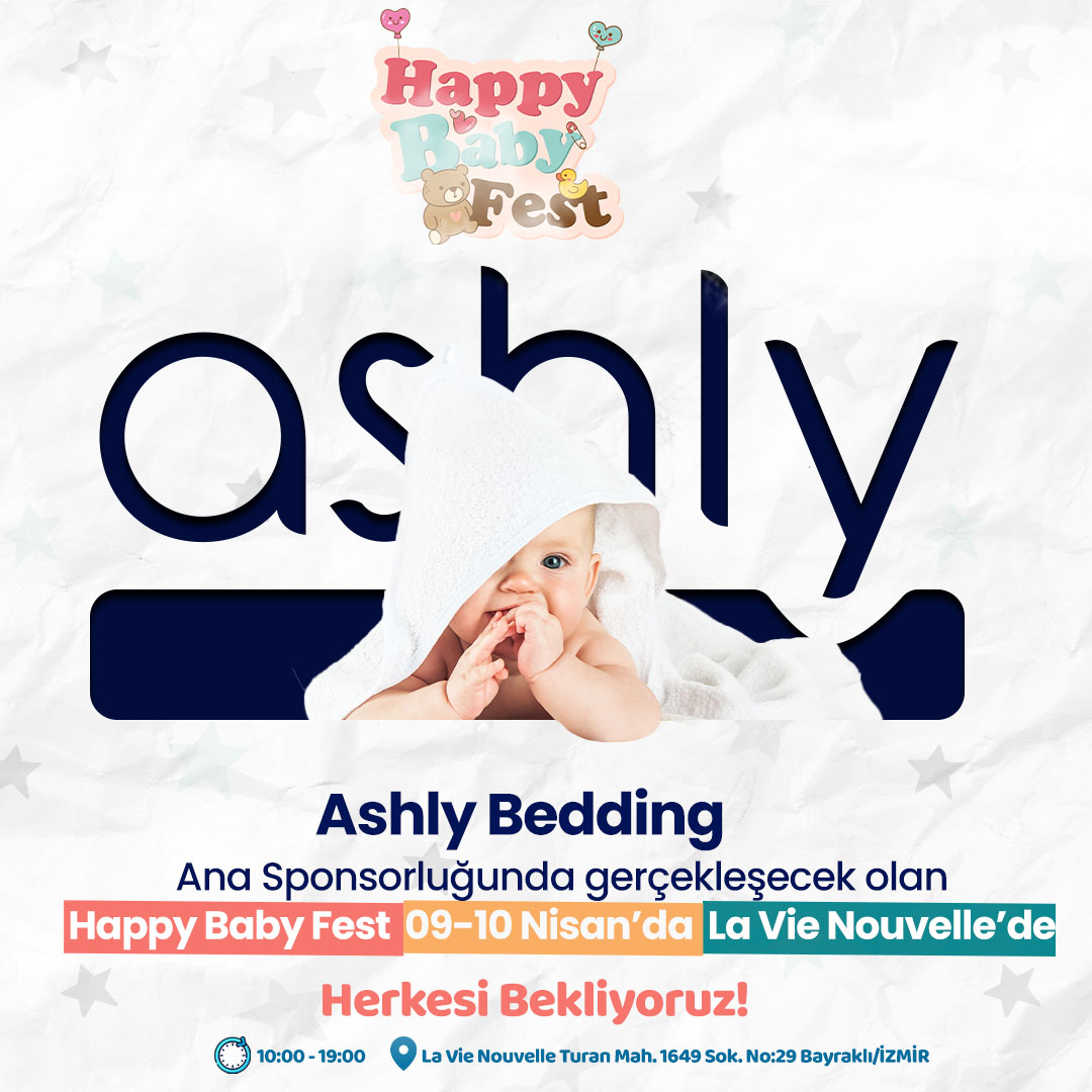 Ana sponsorluğunu üstlendiğimiz; bilgi dolu söyleşilerin yer aldığı ve eğlenceli etkinliklerin gerçekleşeceği @happybabyfest'e herkesi bekliyoruz. 🥳

📍 9-10 Nisan 2022 Cumartesi - Pazar
📍Saat 10.00-19.00
📍 La Vie Nouvelle - Bayraklı/İzmir