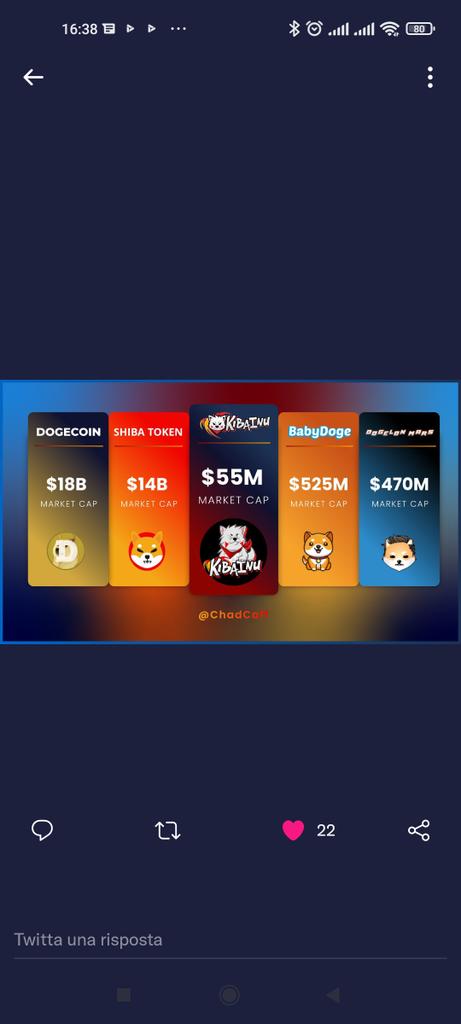 Magicbox78's tweet photo. @Degenomics2000 @DirtyLittleAlts 20B for $KIBA this year 🤑🚀😎
Is Just the next level 🔥🔥🔥🔥
#KIBAKREW https://t.co/2InhCS160i