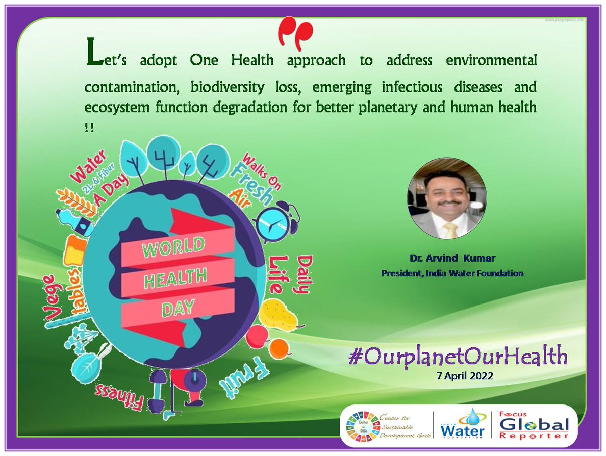 #WorldHealthDay #HealthierTomorrow #AzadiKaAmritMahotsav #YogaMahotsav #HarGharHealthy #OurPlanetOurHealth #HealthFirst #BetterHealthWeek #Health #climate #ClimateCrisis #ClimateAction #Wellbeing #OurPlanet  #SDGs #GlobalGoals #ActNow