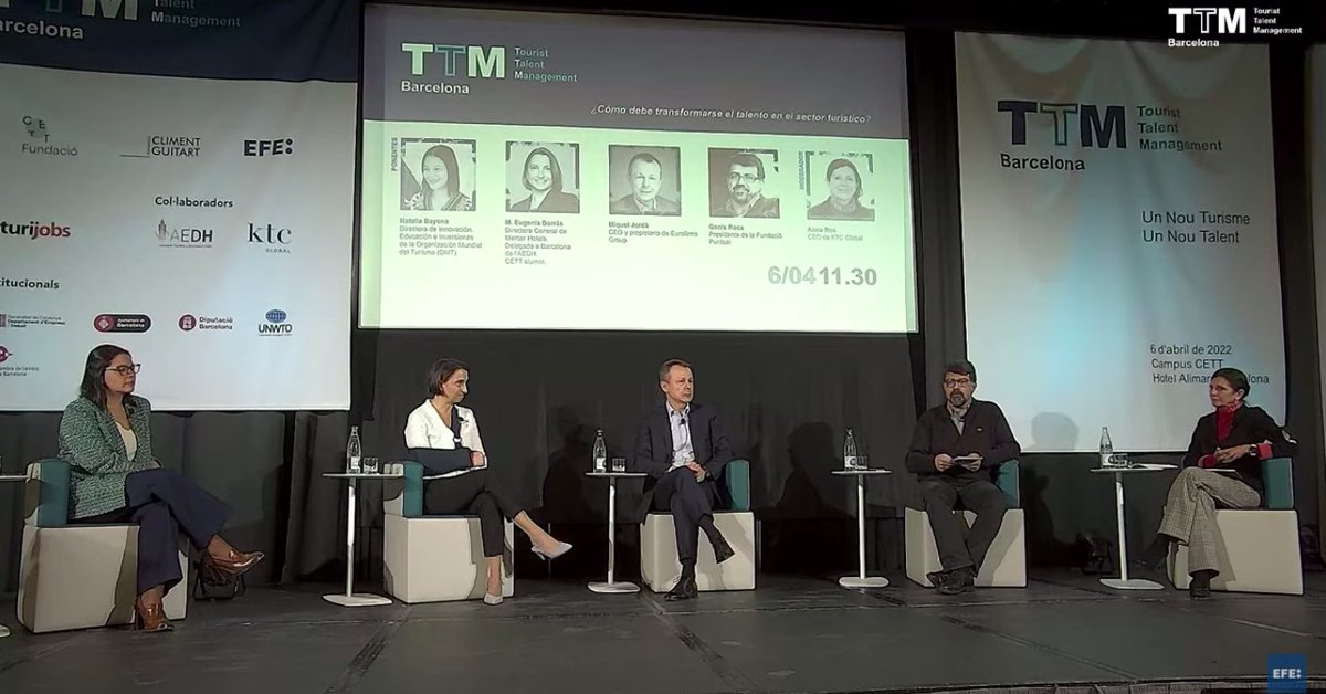 ktglobal's tweet photo. Jornada #TTM: Empieza la segunda mesa redonda sobre "cómo se tiene que #transformar el #talento" en el sector #turístico https://t.co/SxDafEpstn