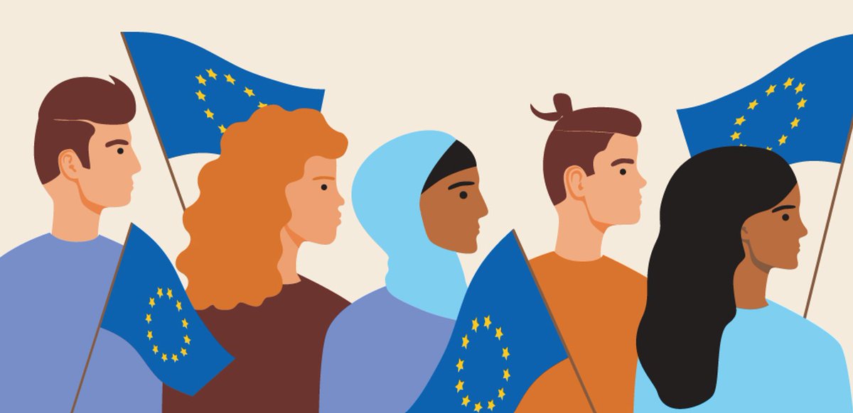 Pour promouvoir le RIC à l'européenne, une agence de l'Union européenne met en scène une femme portant un signe religieux ostensible, un voile islamique #EUTakeTheInitiative - fdesouche.com/2022/04/06/pou…