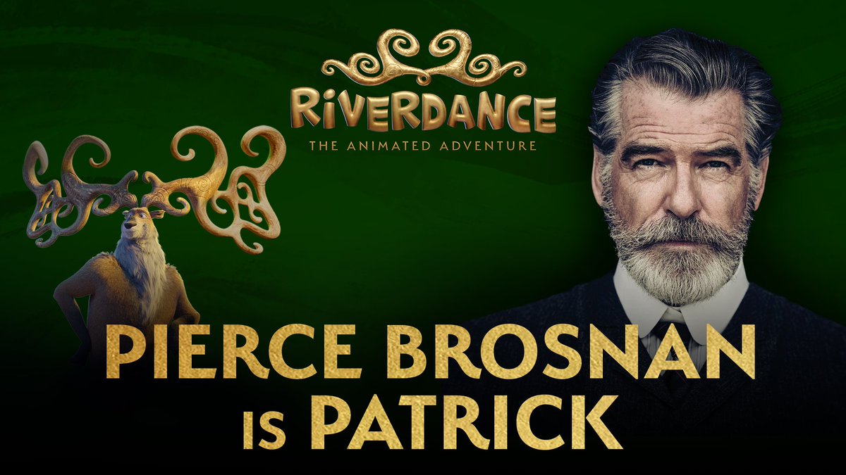 No introduction needed - <a href="/PierceBrosnan/">Pierce Brosnan</a> is Patrick in Riverdance: The Animated Adventure. Can't get more Irish charm than this!