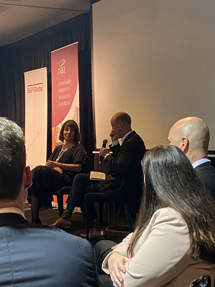 With respect to why ESG has grown in focus for finance journalism, ‘follow the money’, says Jennifer Hewitt of <a href="/FinancialReview/">Financial Review</a> 

Topping up at the annual at #RIAustralia22 <a href="/RIAANews/">RIAA</a> 
#NicForBradfield