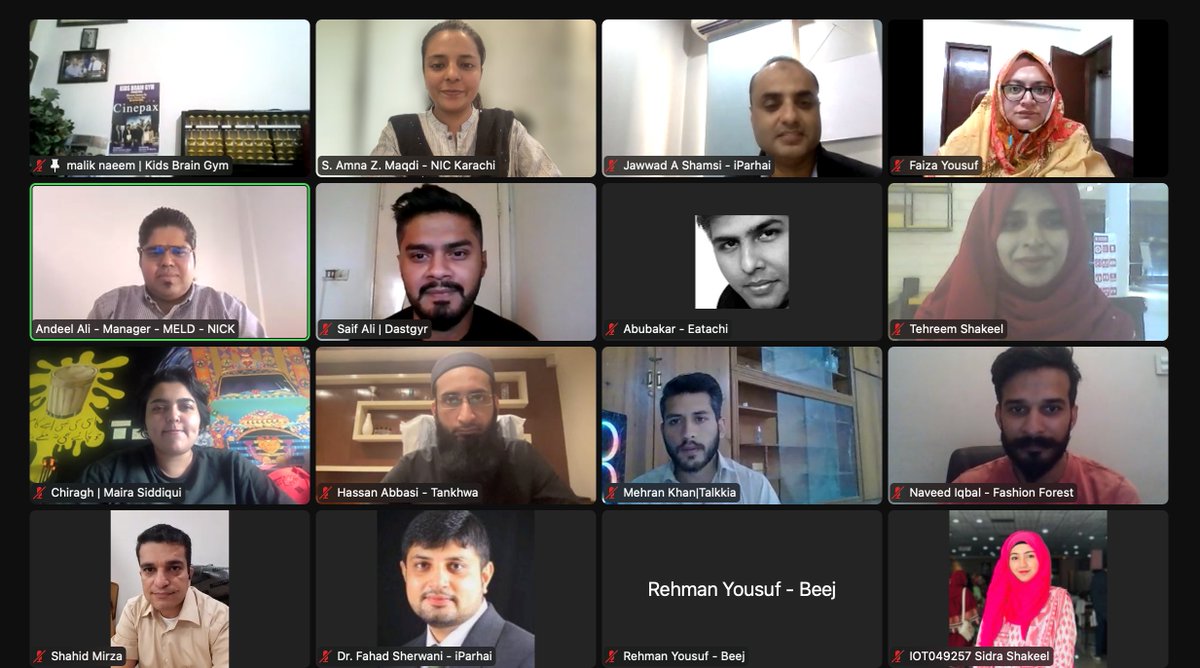 In the Customer Development session of the Founder Institute Program, the founders heard from experienced mentors Saif Ali and Faiza Yousuf on how to validate key assumptions, interview potential customers effectively, and interpret their feedback. 

#StartSomething