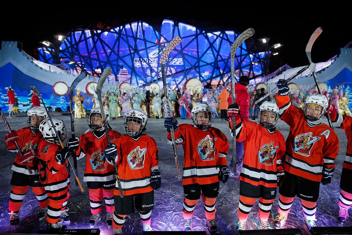 #Beijing2022 has inspired children to become the next generation of winter athletes🏒 📷GettyImages #WinterOlympics #Olympics #WinterSports #TogetherForASharedFuture #BingDwenDwen #ShueyRhonRhon