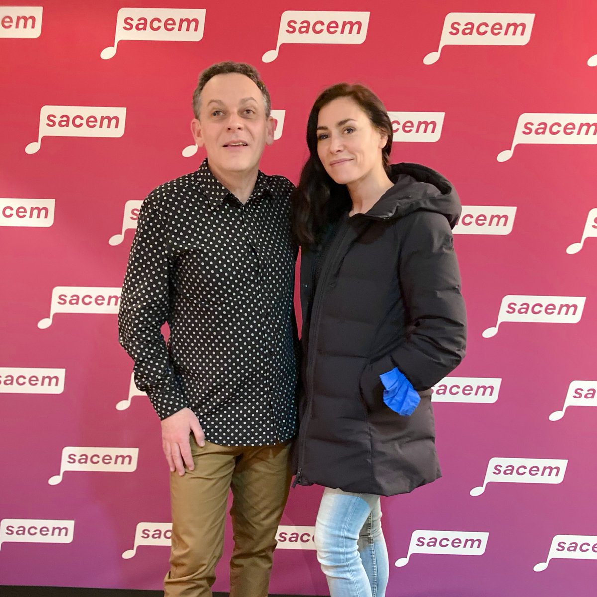 Cineteve_prod's tweet image. [#AVANTPREMIÈRE] 

🎤 C’était hier soir à l’avant-première de « La vie rêvée de #Nougaro », le réalisateur #ThierryGuedj et @OliviaRuiz - qui prête merveilleusement sa voix au documentaire - se retrouvaient à la @sacem ! 

📺 Diffusion demain à 21h10 sur @France3tv