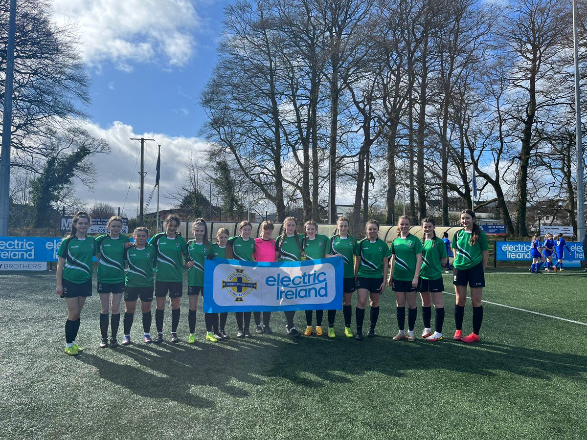 DCF_PE's tweet photo. The sun has just come out for kick off. @DCF_Belfast @ElecIrelandNI @IrishFA https://t.co/u6TVo8DtpL