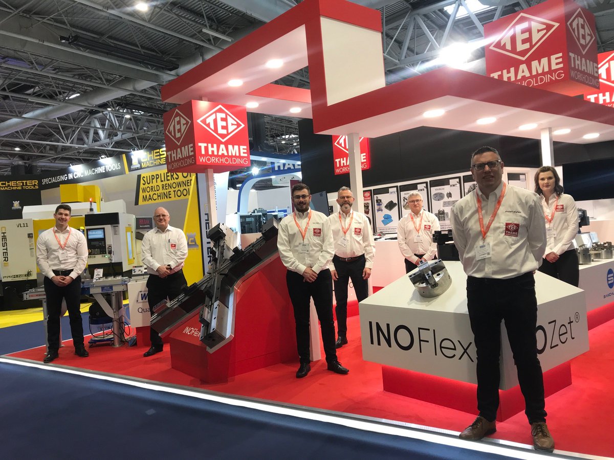 TECworkholding's tweet photo. Looking forward to another busy day at MACH 2022 - swing by stand 646 in hall 20 to meet the team. #tec #tecworkholding #workholding #MACH2022 #cncmachining #5axis #zeropoint #chucksandjaws #ukmanufacturer #morethanaboxshifter https://t.co/Vu3oPHaXLB