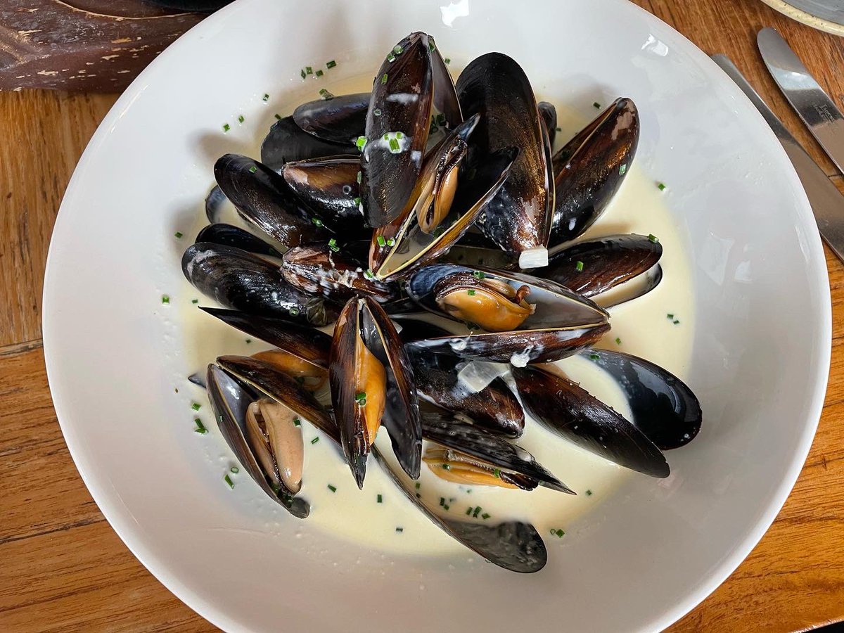 ChefsPass's tweet photo. Just what I needed today at the Brown Horse in Winster
a veritable feast of succulent mussels and a great dish of corn fed chicken with Jerusalem artichokes, pancetta and lentils
#mussels #cornfedchicken #brownhorsewinster @BrownHorseInn https://t.co/VwiPa6MYae