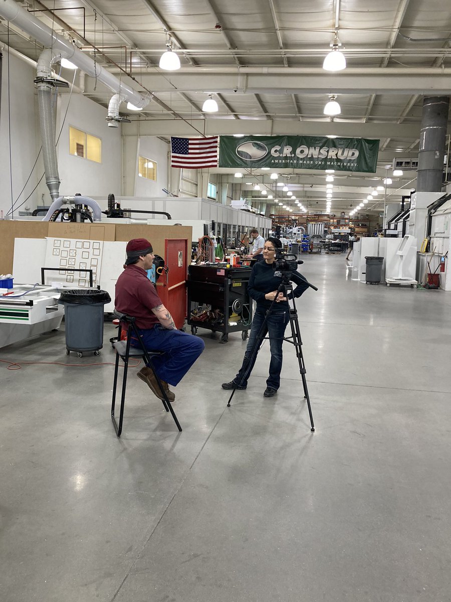 Career Filming today at CR Onsrud. #IredellReady #iredellstatesvilleschools