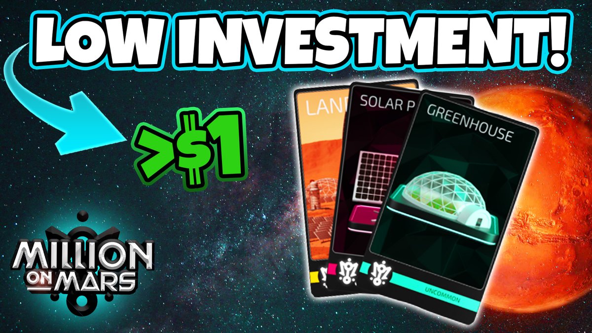 kevinsmak's tweet photo. 📣Interested in Winning Millions on Mars items? 2 Winners!

1️⃣Simply follow @kevinsmak &amp; @MilliononMars
2️⃣Like and Retweet
3️⃣Comment your Wax Wallet address!
4⃣Are you currently playing?

Best Ways to Make ROI and Take Profits: https://t.co/bKicGCsiZ9 #WAXP #PlayToEarn https://t.co/A7TXMNMdhf