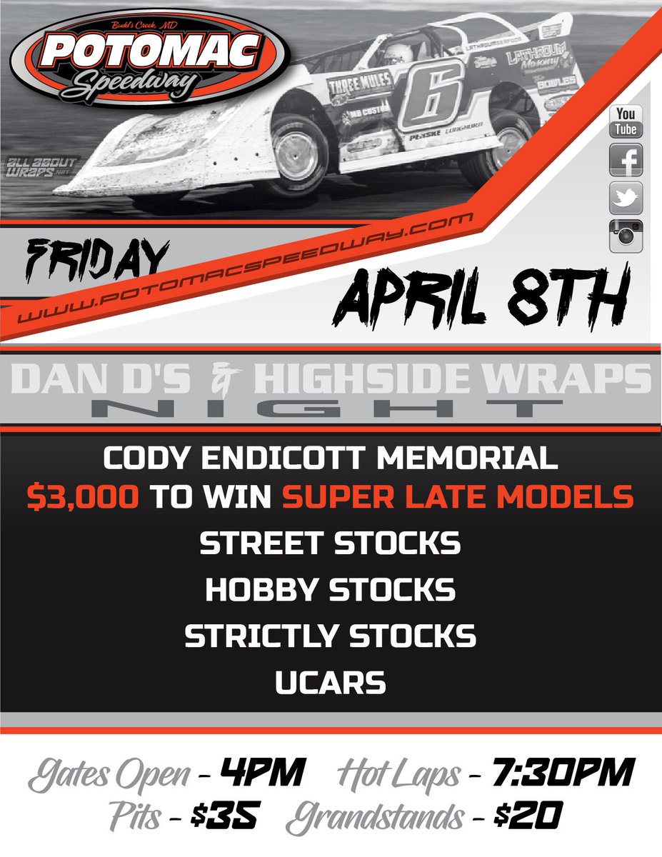 Friday April 8th!