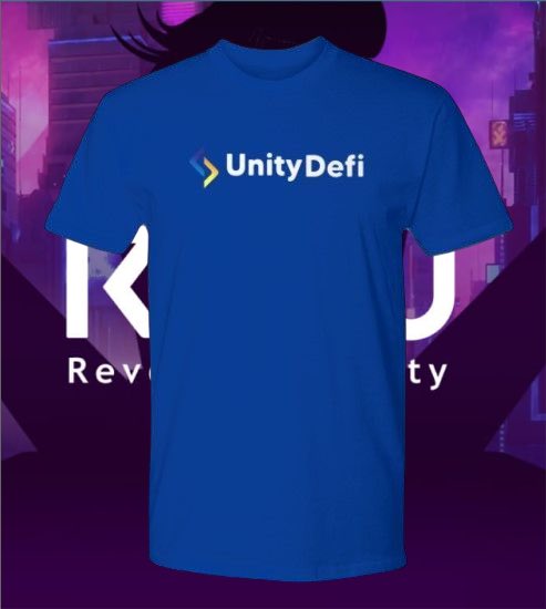 trench0x3's tweet image. New Merch on Unity-swag.com with super low pricing for the next 30 days! #REVU #Unitydefi

$12.45 for Each
Unitydefi Premium TEE
REVUX #NFT Premium TEE 

#BSC $ryiu $uv #nft #NFTs @phoenixblockchn
