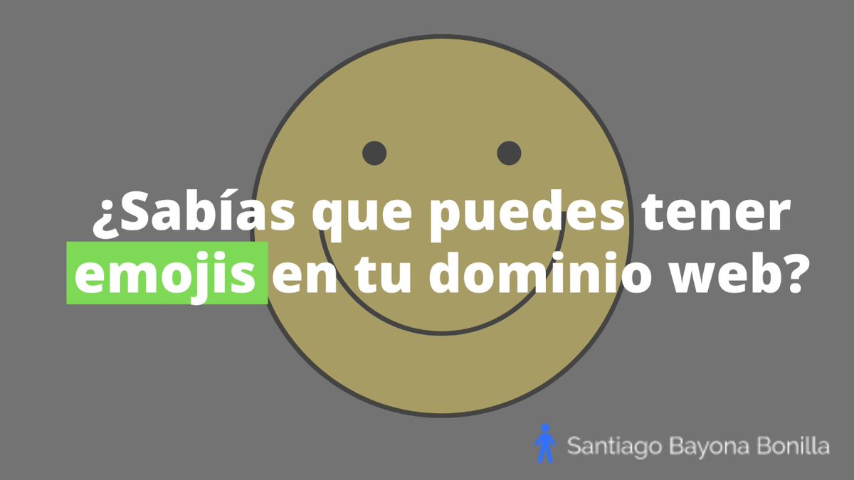 Bayo1386's tweet photo. 🤨 ¿Sabías que tú también puedes tener emojis en tu dominio web? 😁

🙂 Así como lo escuchas, esto nos ayuda a crear muchas oportunidades para ser más creativos al momento de hacer #branding con nuestro negocio. 🤩

#CommunityManager #MarketingDigital #Ideascreativas #seo #sem https://t.co/4fsIcurMFr