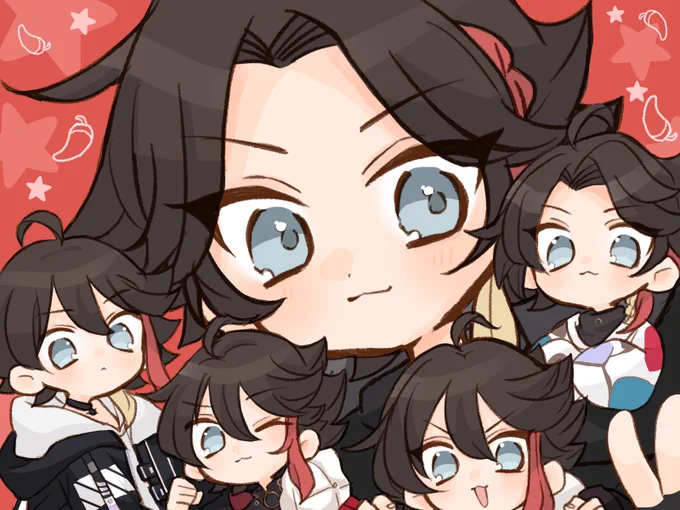 ㊗🎉️🌶3周年おめでとうございます🌶🎉㊗️
#さ絵ぐさ #三枝明那3周年 