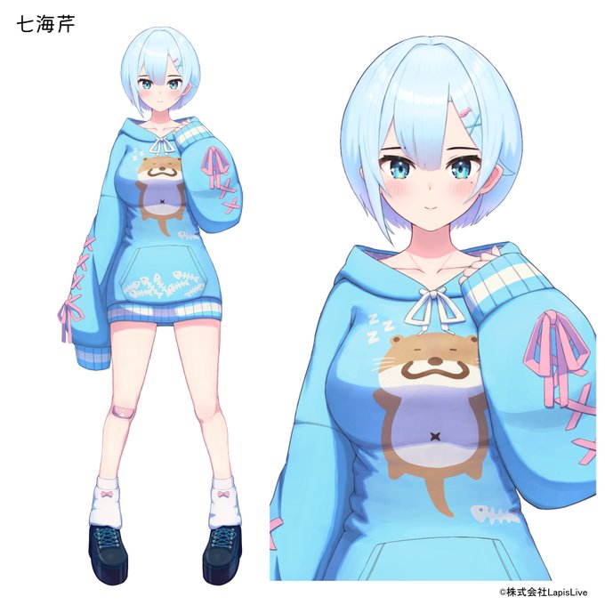 [お仕事]
LapisLive所属Vライバー2名のキャラクターデザインを担当しました。2人ともIRIAMという配信アプリで活動しているので、もしよかったらチェックしてみてください。

七海 芹 (ななみ せり) @mi___n___lps
神祇 谺 (ひもろぎ こだま) @himorogi_codama 