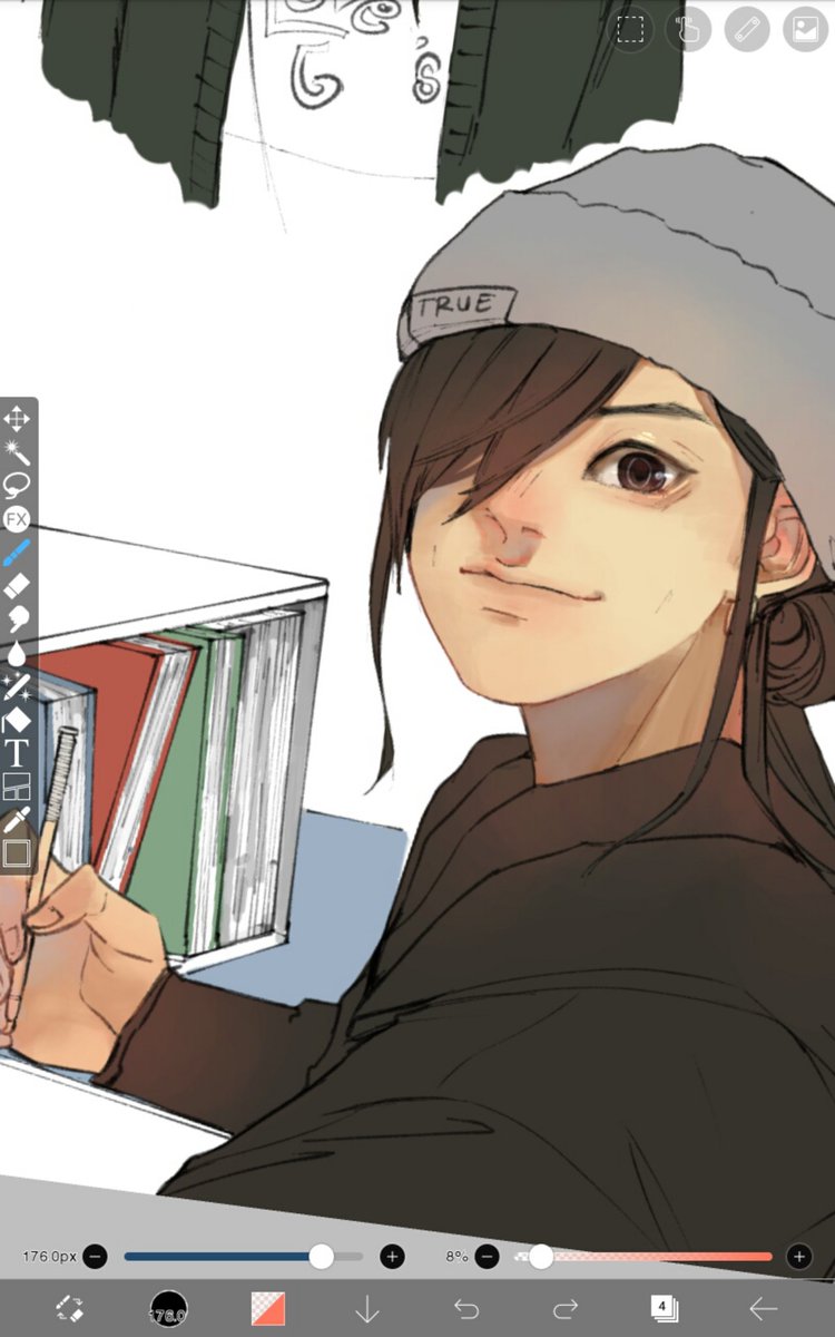 Ririchiyou1's tweet photo. actually has acne, but i draw without acne 💔
#wip #digitalart #zonakaryaid #artidn #illustration #riyOC https://t.co/1h7YMJOzuY