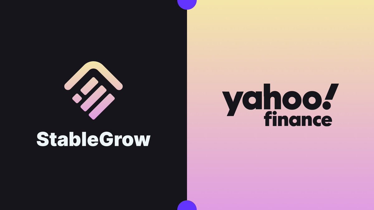 stablegrow's tweet image. StableGrow ✖️ Yahoo Finance

Yahoo Finance published article about us!

Read here: finance.yahoo.com/news/stablegro…

#BNB #BSC #BinanceSmartChain #BSCGem #StableGrow