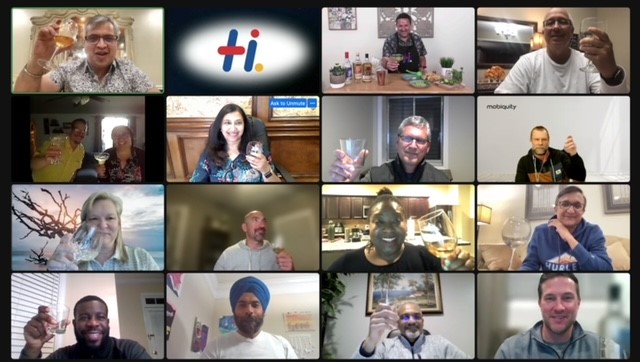 HexawareGlobal's tweet photo. Tuesdays will now be remembered for fun. Our first #HexaRising event of the year with Manny Hinojosa raised a celebratory toast and the spirits of our guests. Here is a sneak peek into the session.
#hexarising2022 #HexaLife #BuildThePassion
@ultimatmixology https://t.co/LUeUSVhUON