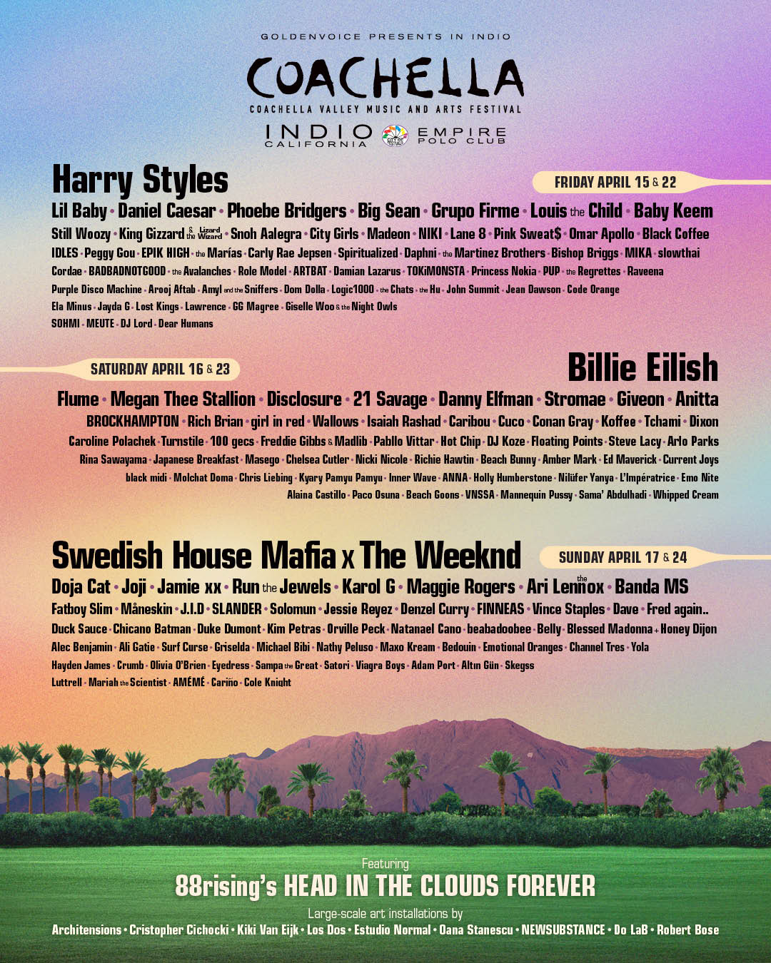 Coachella Music Festival 2023 Lineup, Tickets and Dates