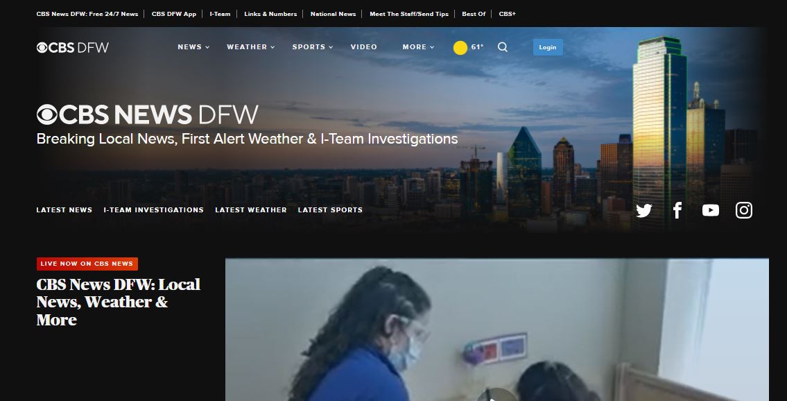 rePetePro's tweet photo. Congrats: @CBSDFW has relaunched its website 4/6, joining LA, NY &amp; Chicago on the @CBSNews domain. Check out all of our work here: https://t.co/IheBBQ3kAo https://t.co/jSLFKbVMJ7