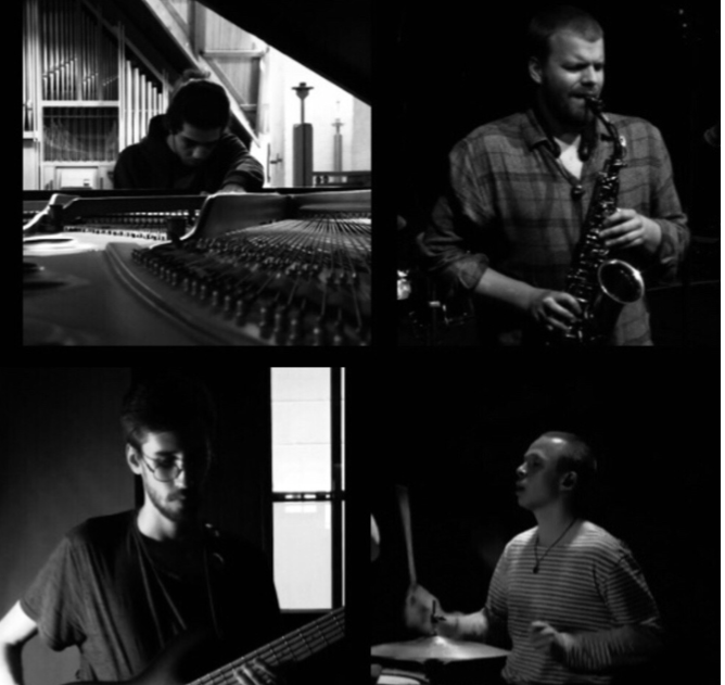 ⚡ NEXT WEEK ⚡ Phemo Quartet performs #AntiRevelation feat. pianist Ashkan Layegh, Sam Norris (sax), Harry Ling (drums) & @GMaiaCaetano (guitar) 📅 Wednesday 13 April ✌️ shows 7pm & 9pm 🎟️ bit.ly/3MZ15Vy @LondonJazz @RoyalAcadMusic @GuildhallJazz @tweetonlondon