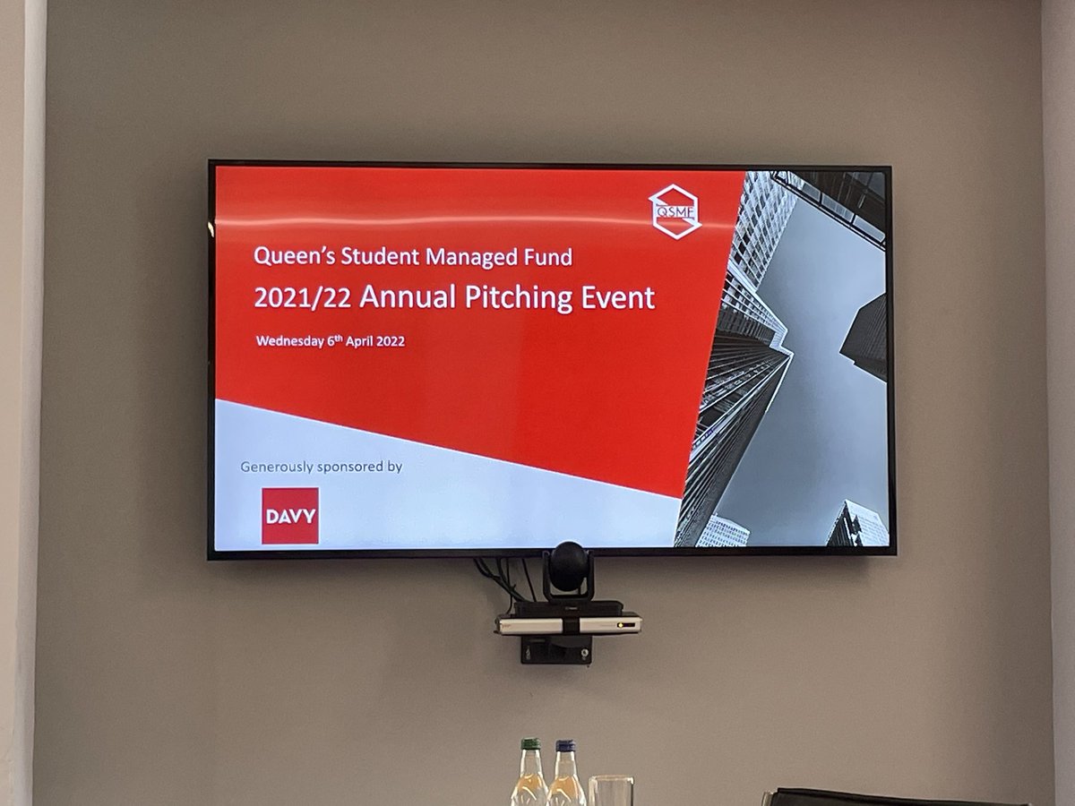 Aine Gallagher (@ainegallagher0) on Twitter photo Just about to kick off with the <a href="/QUBSMF/">QSMF</a> Annual Pitching Event kindly hosted by <a href="/DavyGroup/">Davy Group</a>, fund sponsor. Follow along for live tweets. @QUBManagement <a href="/alanytics/">Alan Hanna</a> @quinference <a href="/lisabeemagee/">Dr Lisa Bradley</a> Just about to kick off with the <a href="/QUBSMF/">QSMF</a> Annual Pitching Event kindly hosted by <a href="/DavyGroup/">Davy Group</a>, fund sponsor. Follow along for live tweets. @QUBManagement <a href="/alanytics/">Alan Hanna</a> @quinference <a href="/lisabeemagee/">Dr Lisa Bradley</a>