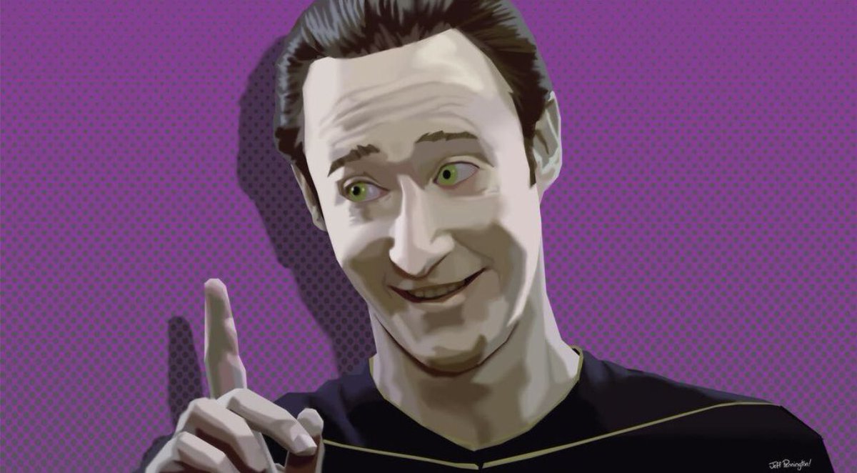 starshiptempest's tweet photo. We just got a nice message from Artist @_jeffpennington that’s he’s enjoying our podcast! Thank you! We’re enjoying your art! 💛🖖🏼

#StarTrekArt #PopArtStyle #LtCmdrData #StarTrekTNG #ActualPlayPodcast #StarshipTempest #SupportArtists https://t.co/HXNoIZ494t