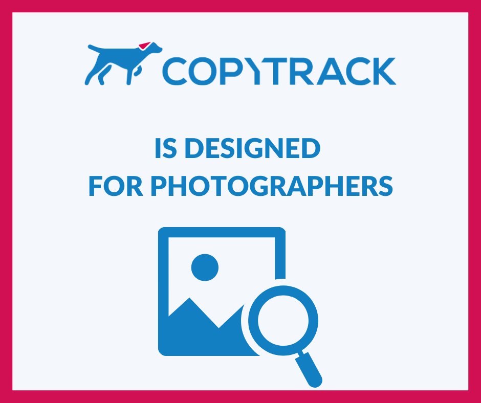 COPYTRACK's tweet image. Designed for Photographers 📸
💡 Copytrack is a company supporting photographers against image theft.
#Copytrack is absolutely risk-free, we work worldwide, and our technology is very powerful.
Start now 👉 ow.ly/u5KL50Ioc5e
#imagetracking #worldwidesearch #copyright