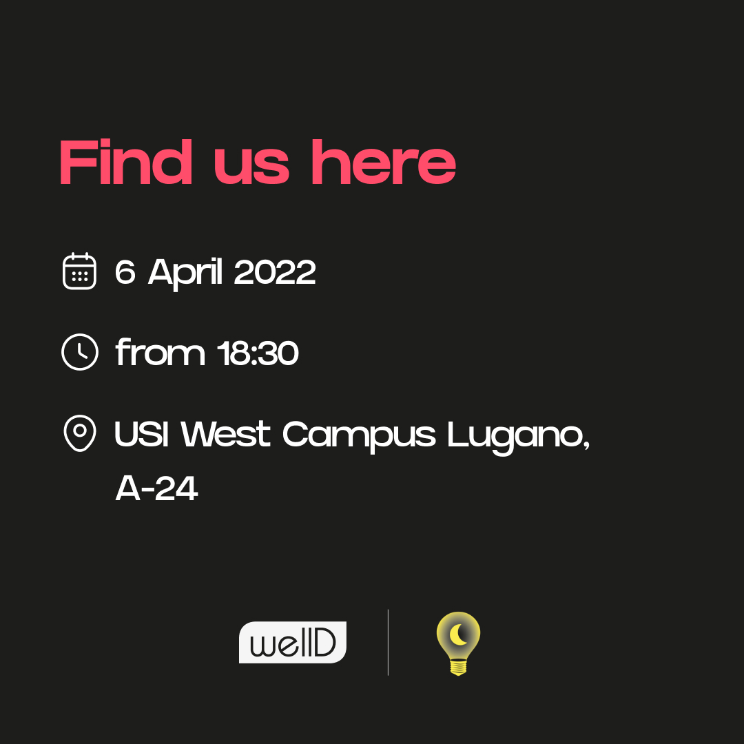welldofficial's tweet photo. Tonight we'll be at @USI_university for the Long Night of Careers!
🗓️ Tonight, 6 April 2022
🕐 from 18:30
📍 USI West Campus Lugano, A-24
✏️ CV check
We are waiting for you!
#welld #dreamdodevelop #softwarehouse #development #cvcheck #longnightofcareers https://t.co/TbIyWcsXlz