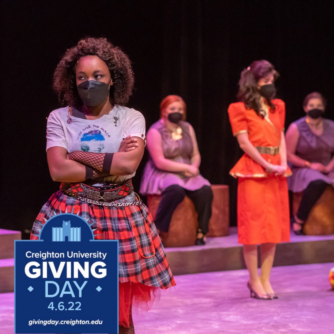 CreightonTHR's tweet photo. Giving Day is today! Please consider donating to help fund a performing arts education. https://t.co/UEtIgZljcB #jaysgive https://t.co/X6KTRiFgsN