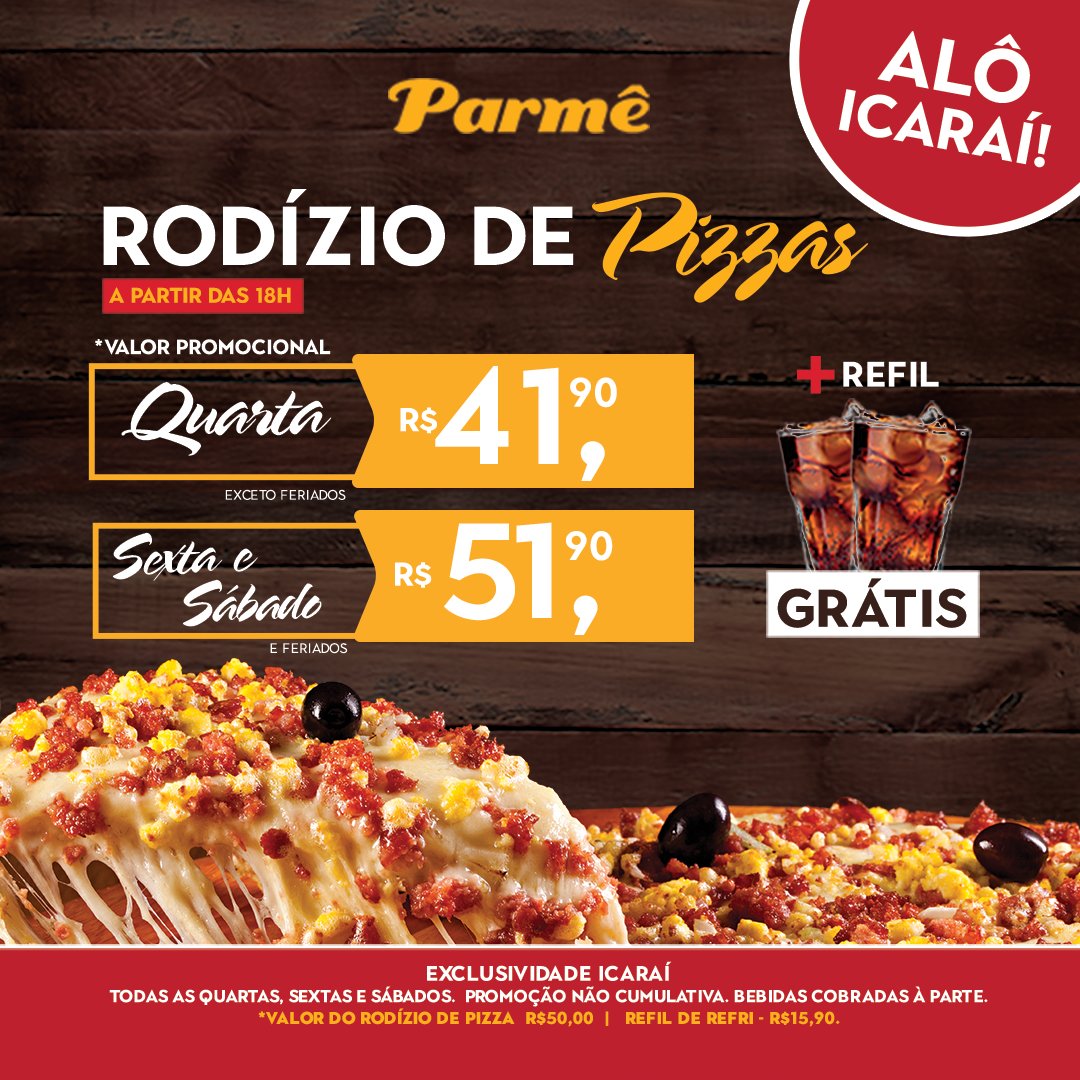 Sabe aquela promoção de segunda com valor promocional no Rodízio