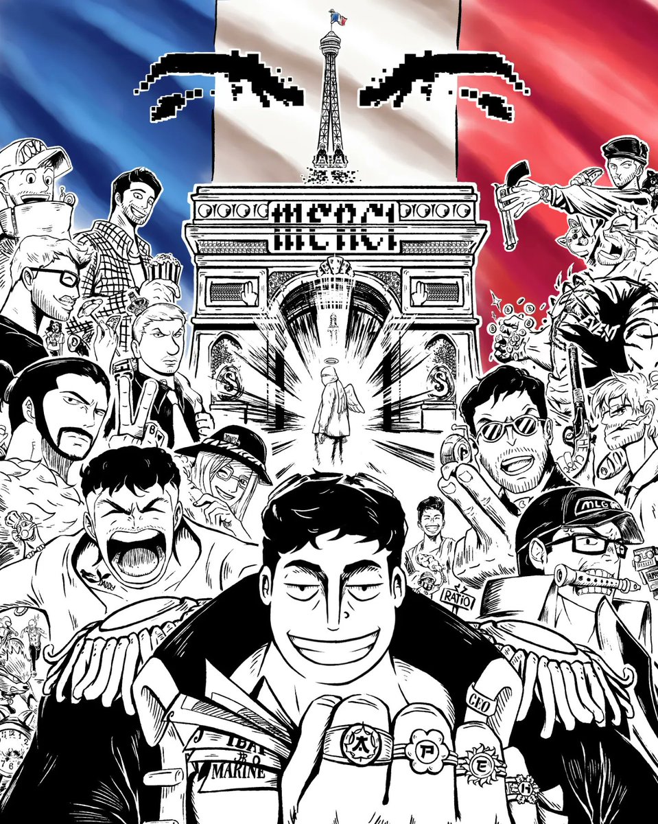 Merci pour ces derniers jours vous êtes des légendes 💙🤍❤️ 

#Kameto #PixelWars #rplace #RedditPlace