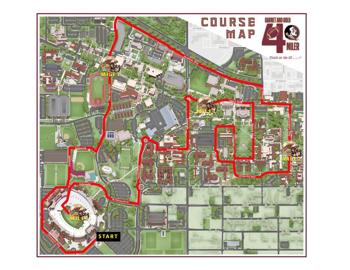 FinishOnThe50's tweet photo. Who's excited for the best tour of Florida State's campus! And you get to #FinishOnThe50 inside Doak Campbell Stadium.  

https://t.co/dSd33qv7tI

Limited spots still remain, we will see you on Sunday at the start line!

@SeminoleEvents | @VisitTally https://t.co/MbXrkUNAf0