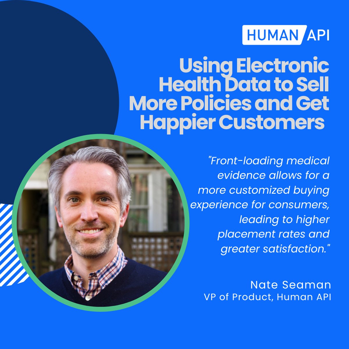 Human_API's tweet image. Watch our Life Insurance Direct Marketing Association presentation and learn how #directmarketers can front-load #medicalevidence to deliver a better buying experience to customers: hubs.li/Q017nLck0 

#EHRs #digitalhealthdata #lifeinsurance