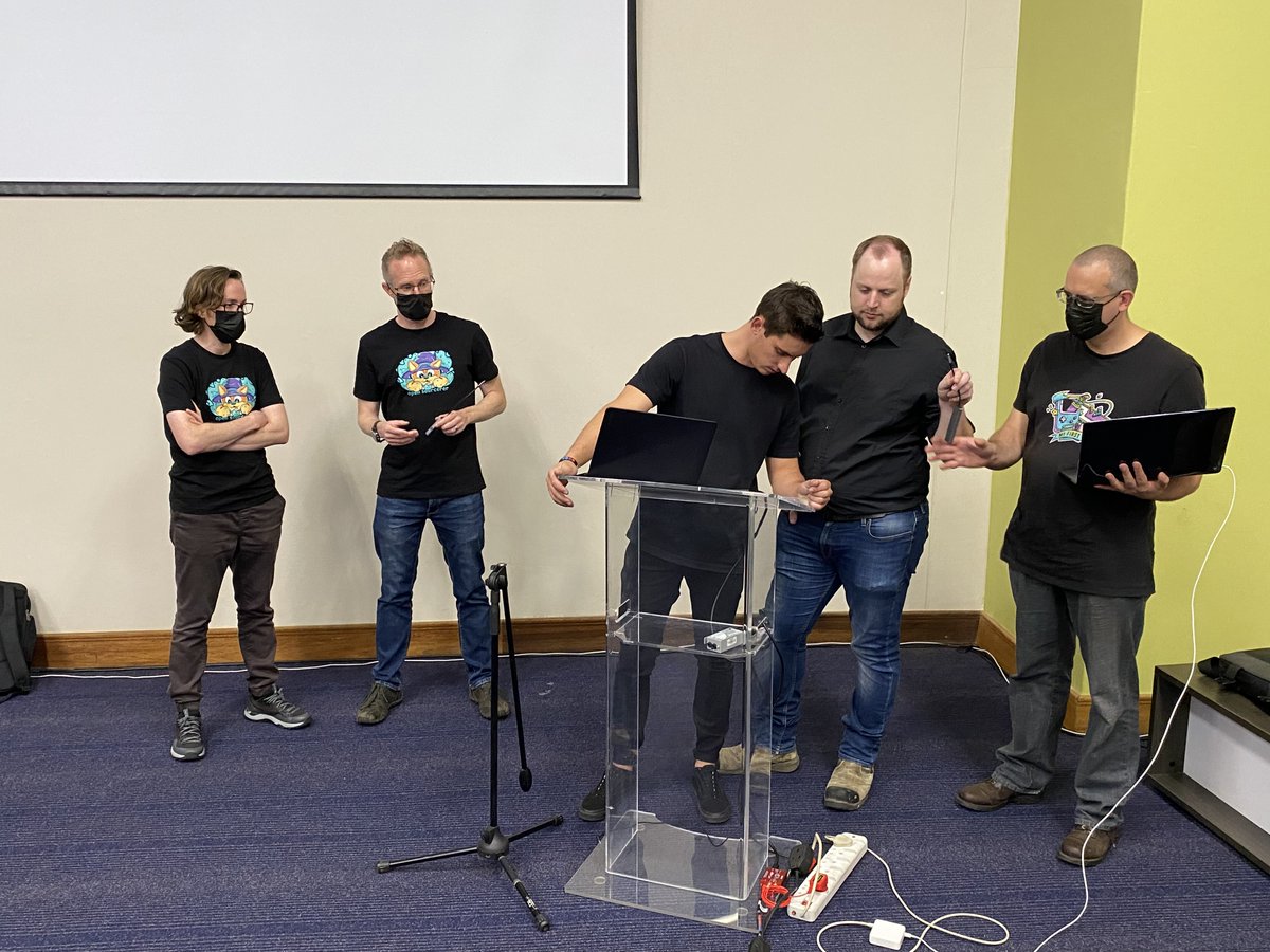 devconfza's tweet photo. Technical checks are nearly done (some of us loved them more than others!)
#DevConf #techevent https://t.co/sIoXtdfv17