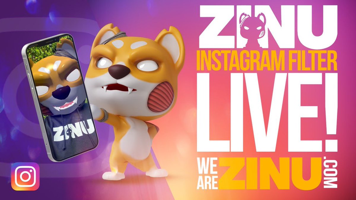 First 100 people that post a photo using the #ZINU augmented reality filter will all get a cookie 👀 🧟‍♂️🐶 #ZombieMob #NFTs

Use the #instagram filter now:
instagram.com/ar/13895248481…