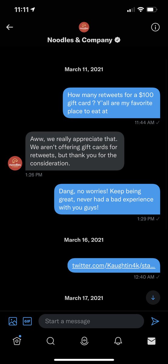 MichaelGehrich's tweet photo. I sent them memes, and I was patient. Over a year later, I was given an opportunity. Please Twitter, help me. 1000 is easy. @noodlescompany https://t.co/6kMppvDPdj