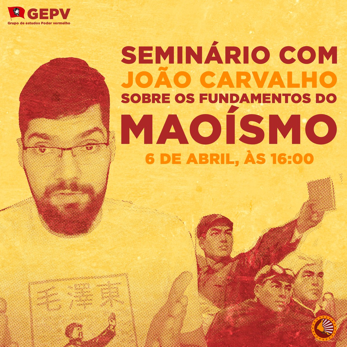 Hoje, as 16 horas, teremos a honra de receber o camarada <a href="/assimdisseojoao/">Marechal Kim João-Un</a> no nosso servidor para a realização de um seminário sobre os fundamentos do maoísmo. Para acessar o servidor entre nesse link:
discord.gg/Brcsv87qYK